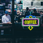 Coffee 5V USB LED Neon Sign - Budget Friendly