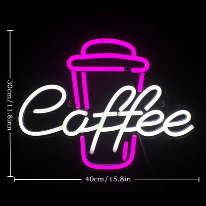 Coffee 5V USB LED Neon Sign - Budget Friendly