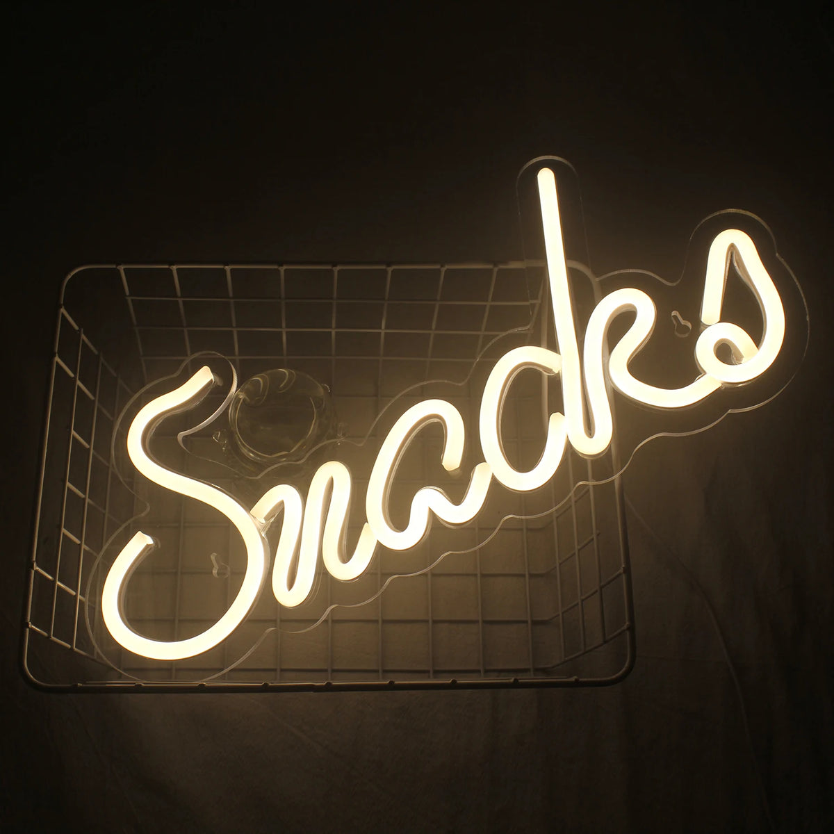 Snacks – LED-neonreclame (5 V USB)