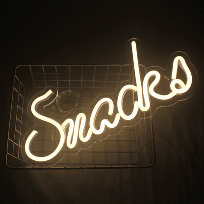 Snacks 5V USB LED Neon Sign - Budgetvriendelijk