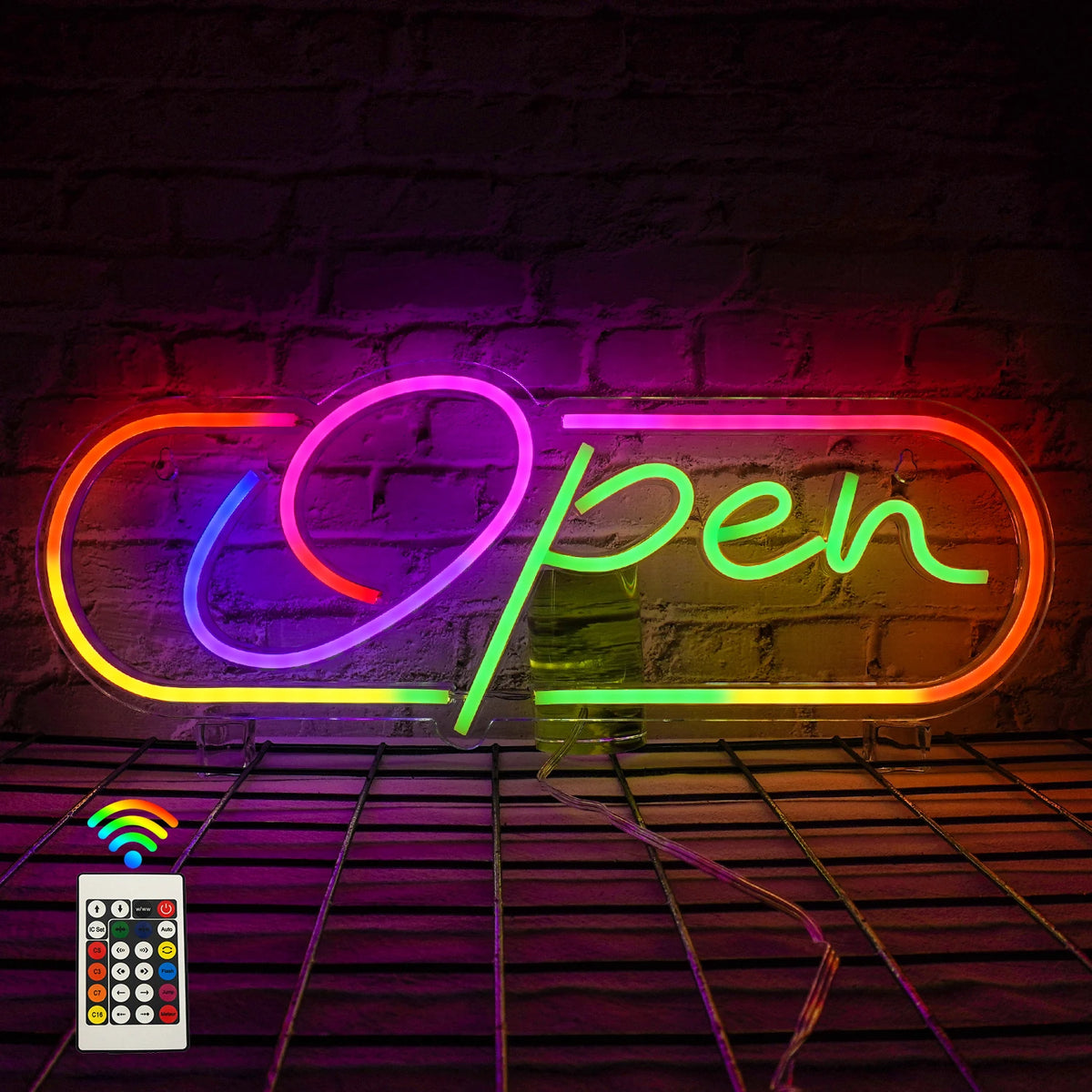 RGB Open – LED-neonbord (5 V USB)
