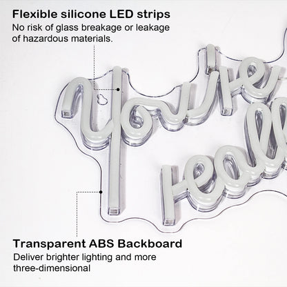 You're Like Really Pretty 5V USB LED Neon Sign - Budget Friendly