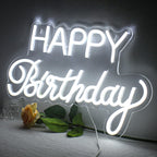 Happy Birthday – LED-neonbord (5 V USB)
