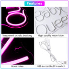 Baby Queen 5V USB LED Neon Sign - Budgetvriendelijk