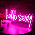 Hello Sexy – LED-neonbord (5 V USB)