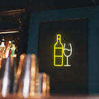 Champagne BAR 5V USB LED Neon Sign - Budget Friendly
