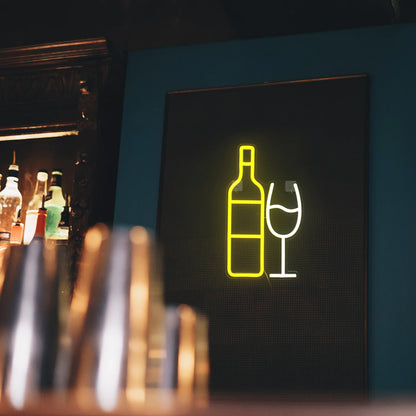 Champagne BAR 5V USB LED Neon Sign - Budgetvriendelijk