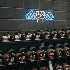 Barbell Weightlifting – LED-neonbord (5 V USB)