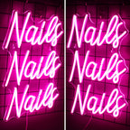 Nails Nails Nails – LED-neonreclame (5 V USB)