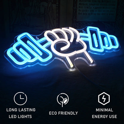 Haltergewichtheffen 5V USB LED Neon Sign - Budgetvriendelijk
