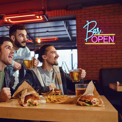 Bar Open 5V USB LED Neon Sign - Budget Friendly