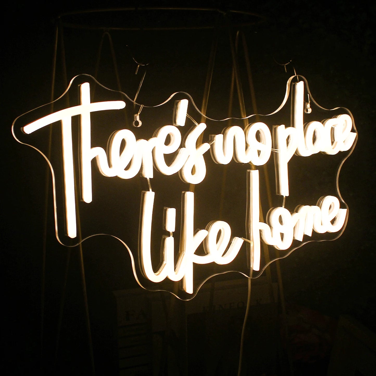 There's No Place Like Home 5V USB LED Neon Sign - Budget Friendly