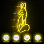 Fox 5V USB LED Neon Sign - Budget Friendly