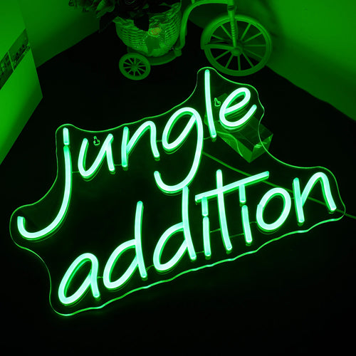 Jungle Addition – LED-neonbord (5 V USB)