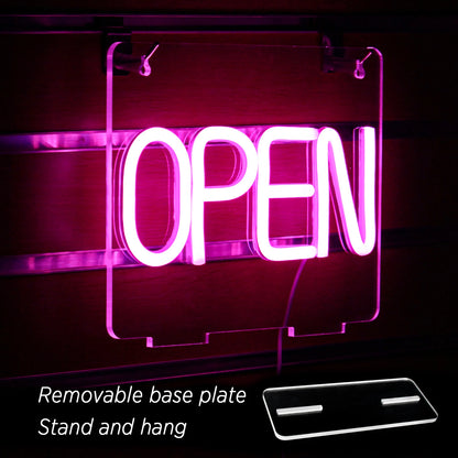 Open 5V USB LED Neon Sign - Budget Friendly