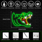 Alligator 5V USB LED Neon Sign - Budgetvriendelijk