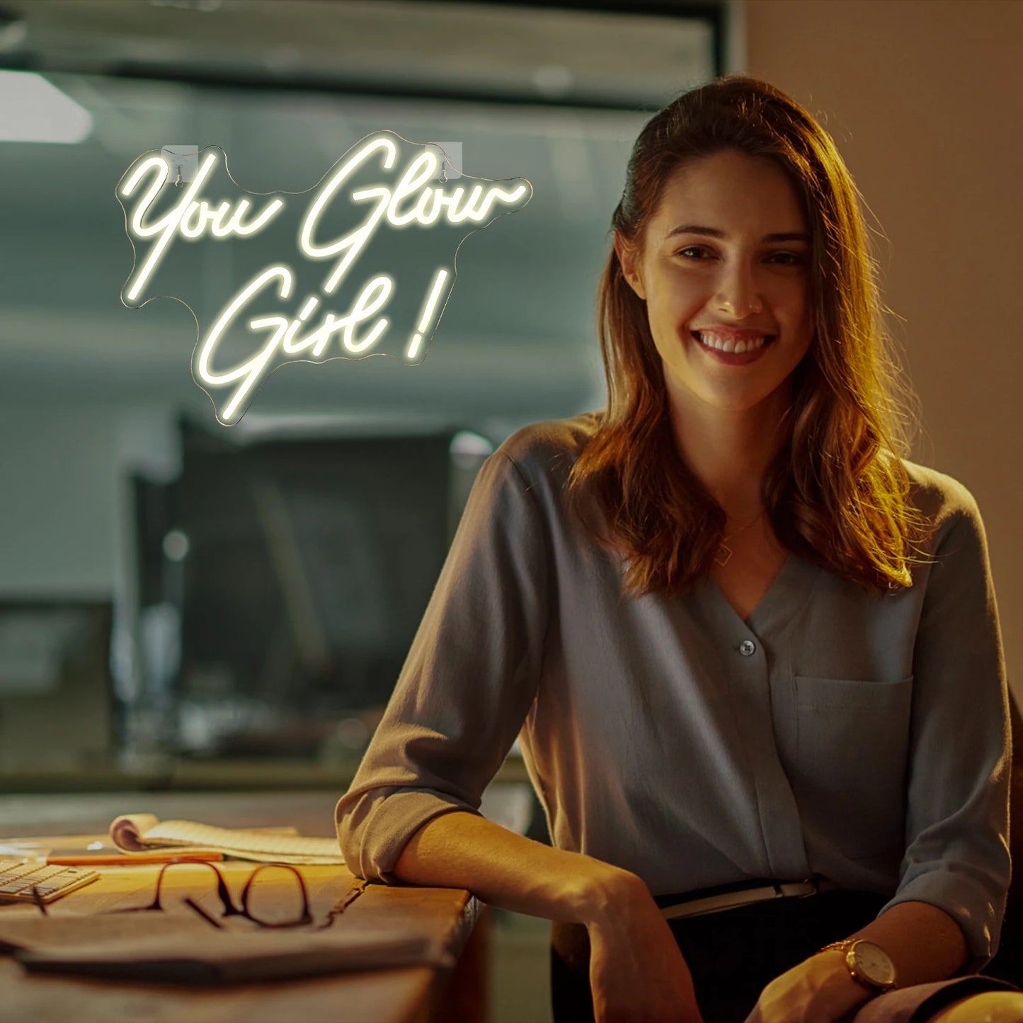 You Glow Girl 5V USB LED Neon Sign - Budget Friendly