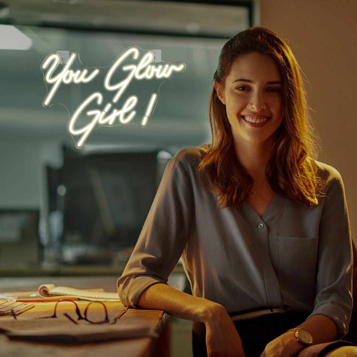 You Glow Girl – LED-neonbord (5 V USB)