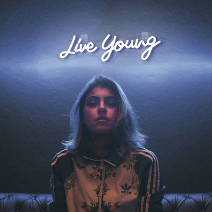 Live Young 5V USB LED Neon Sign - Budget Friendly