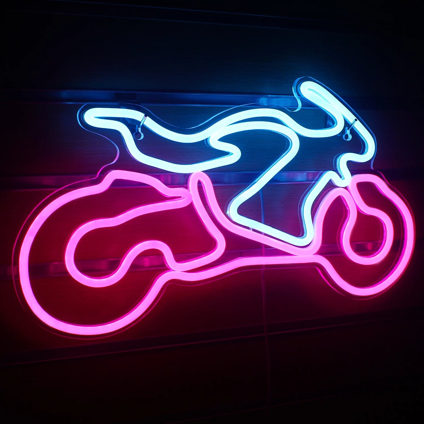 Motorcycle 5V USB LED Neon Sign - Budget Friendly