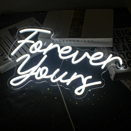Forever Yours – LED-neonbord (5 V USB)