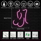 Sexy Lady 5V USB LED Neon Sign - Budget Friendly