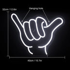 Gesture Encourage Praise 5V USB LED Neon Sign - Budget Friendly