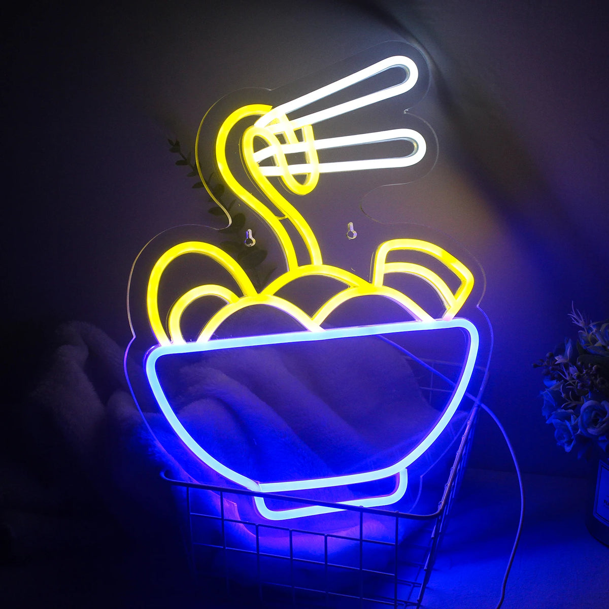 Ramennoedels – LED-neonbord (5 V USB)