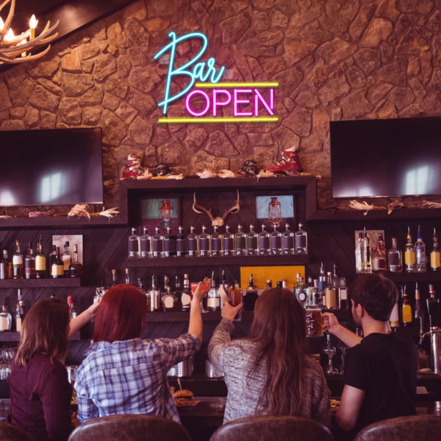 Bar Open 5V USB LED Neon Sign - Budget Friendly