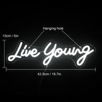 Live Young 5V USB LED Neon Sign - Budget Friendly