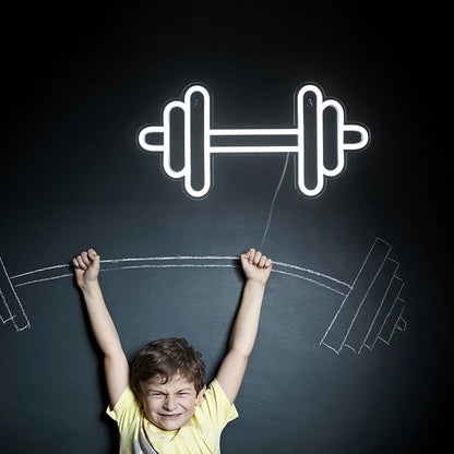 Barbell 5V USB LED Neon Sign - Budget Friendly