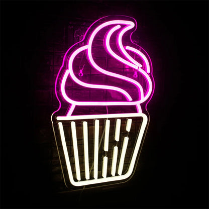 Cupcake 5V USB LED Neon Sign - Budget Friendly