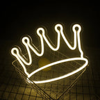 Crown Shaped 5V USB LED Neon Sign - Budget Friendly