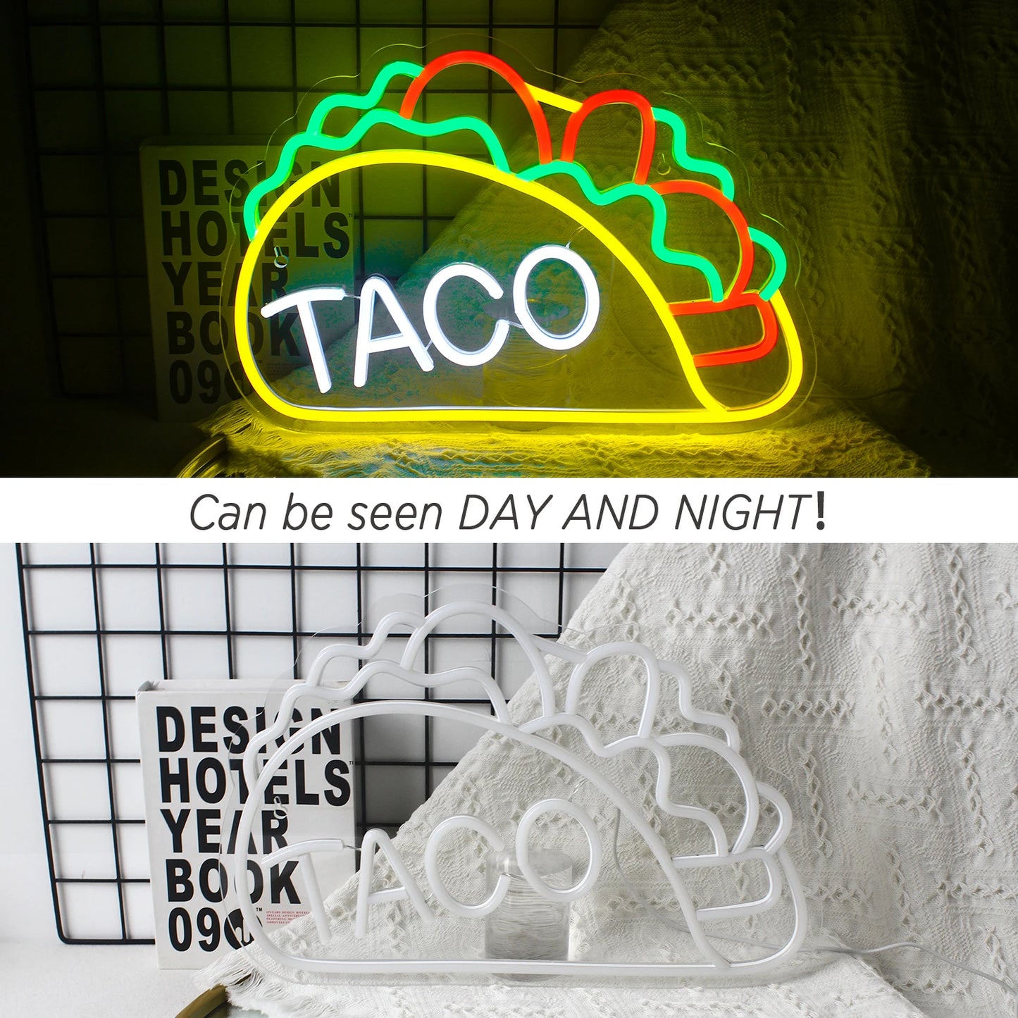 Tacos 5V USB LED Neon Sign - Budget Friendly