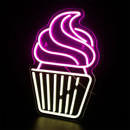 Cupcake 5V USB LED Neon Sign - Budget Friendly