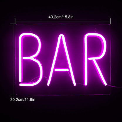 BAR 5V USB LED Neon Sign - Budget Friendly
