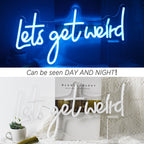 Lets Get Weird – LED-neonbord (5 V USB)