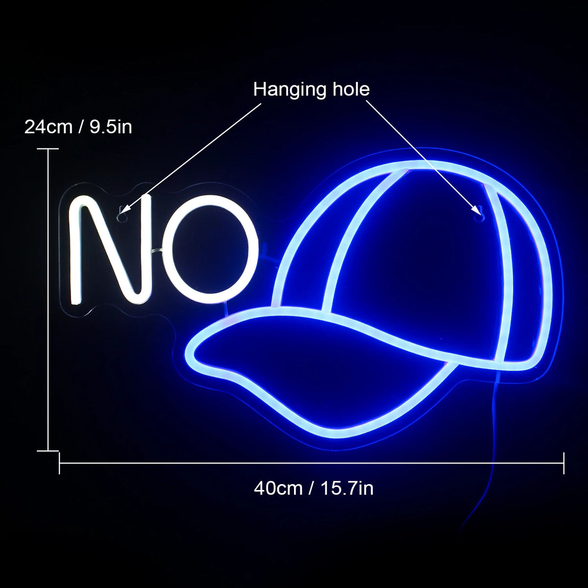 No Cap 5V USB LED Neon Sign - Budget Friendly