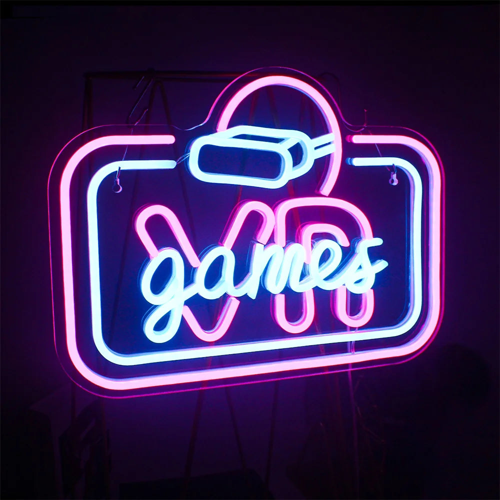 VR Game 5V USB LED Neon Sign - Budget Friendly