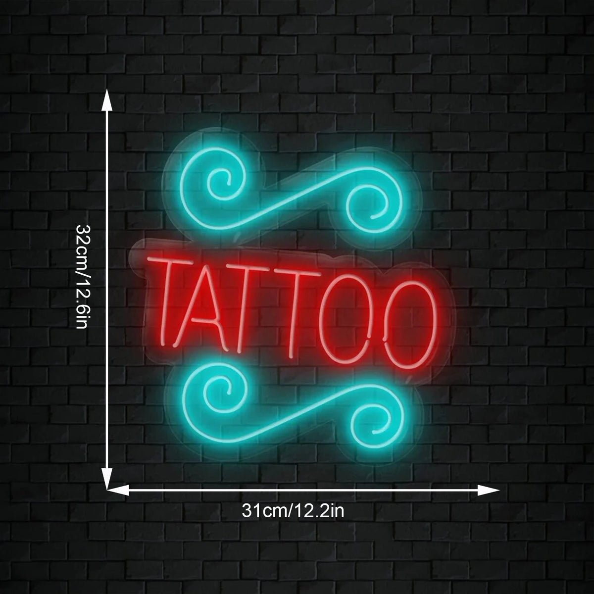 TATTOO – LED-neonreclame (5 V USB)