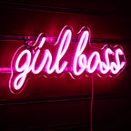 Girl Boss 5V USB LED Neon Sign - Budget Friendly