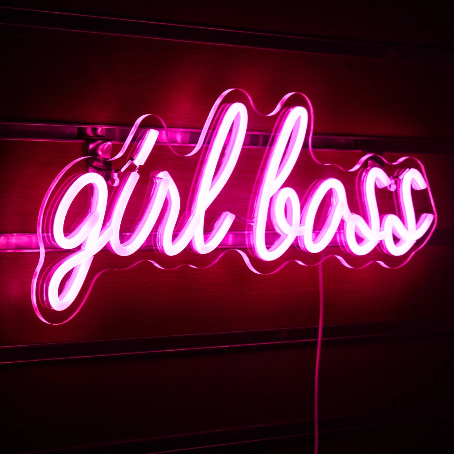 Girl Boss 5V USB LED Neon Sign - Budget Friendly