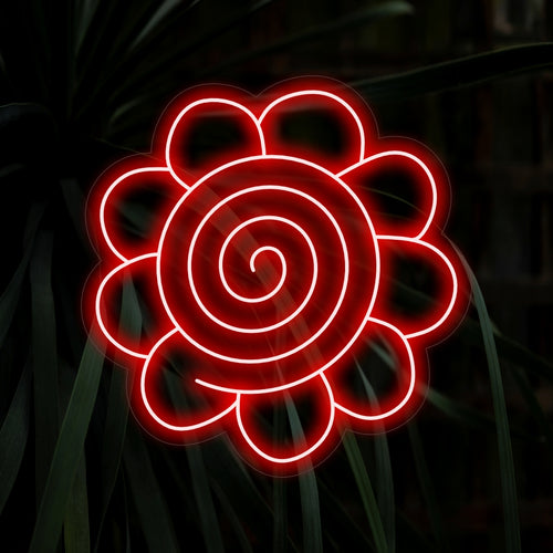 Het unieke ontwerp van "Spiral Flower Hanamura Icon Neon Sign" combineert elegantie in de stijl van games en zorgt voor een betoverende gloed en een vleugje artistieke flair in uw ruimte.