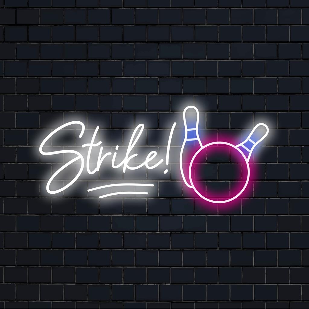 Levendig, handgemaakt LED-neonbord, perfect om elke ruimte een persoonlijke gloed te geven.
