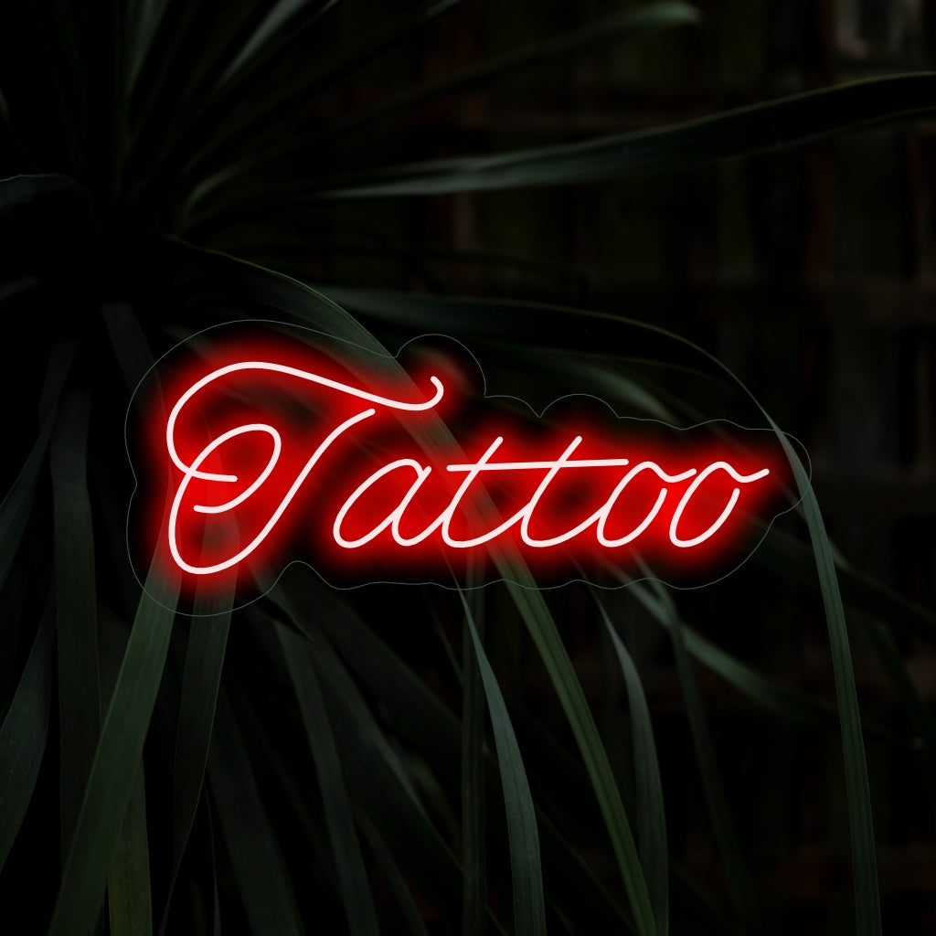 "Tattoo Neon Sign" voegt een levendige artistieke touch toe met zijn iconische ontwerp en werpt een gedurfde gloed die de creativiteit en schoonheid van tatoeages in uw ruimte viert.