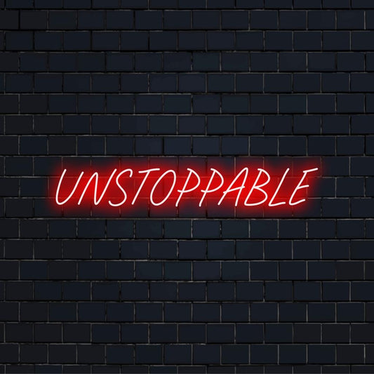 Custom-made LED neon sign in a vibrant display, perfect neon decor accent bringing a modern, luminous touch to any space.