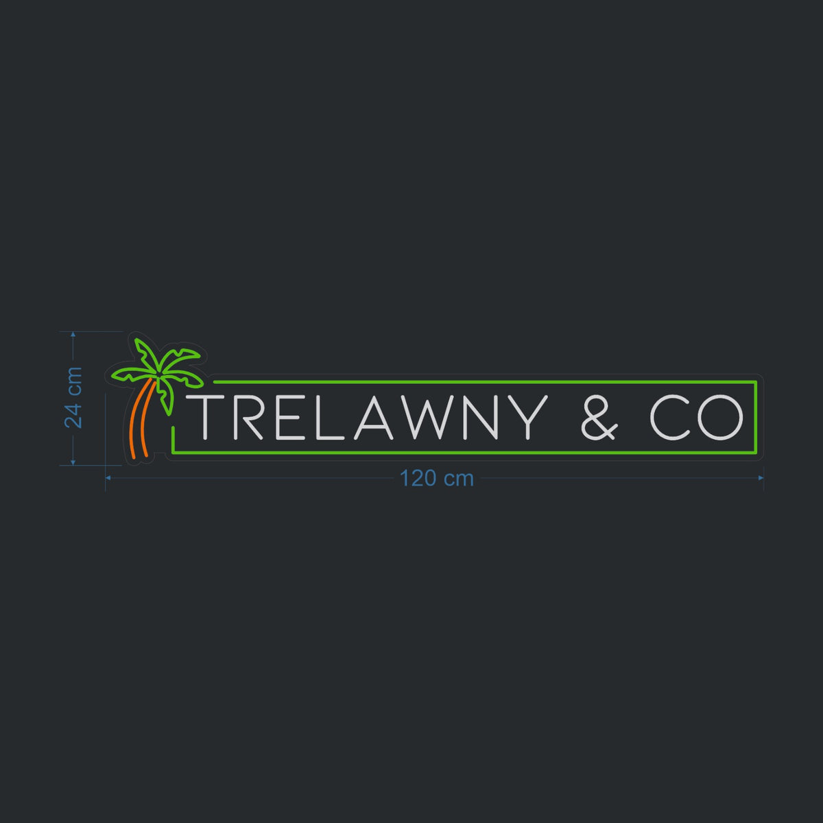Neonreclame "Trelawny & Co."