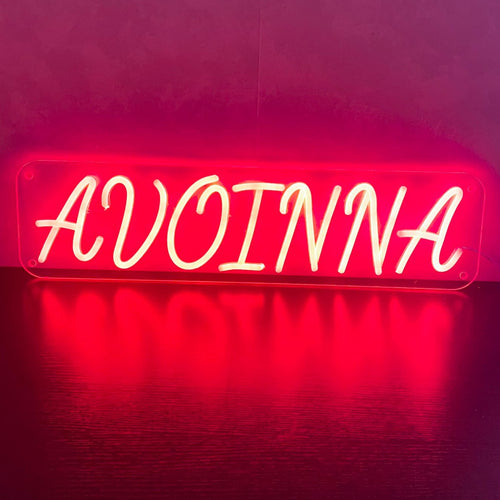 Avoinna-neonreclame - Het kunstneon