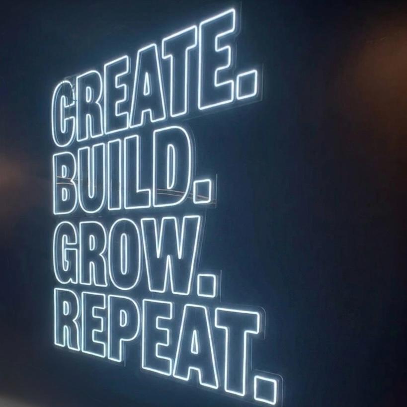 Make your words part of the space.