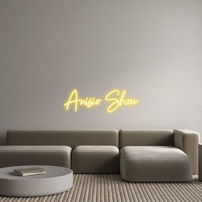 Letreiro de néon personalizado: Anísio Show